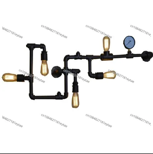 

Винтажный настенный светильник в индустриальном стиле, дизайн в стиле американского лофт-интерьера, креативный дизайн для ресторанов и баров, персонализированный.
