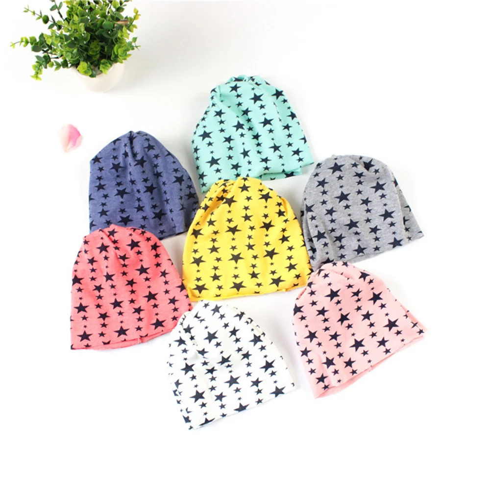 

Stylish Five-Pointed Stars Kids Winter Scarf Cotton Warm Neckerchief Rose Red Great for Casual Party Photo Shoot