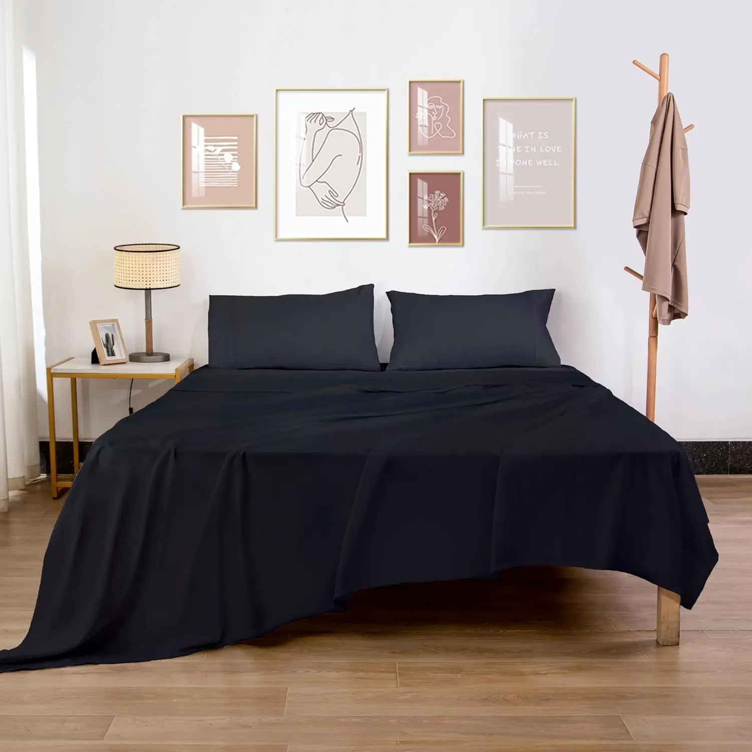 1 Flat Sheet Only, Ultra Soft Polyester Top Sheet - Hotel Quality Bed Sheets - Comfortable Wrinkle-Free - Easy to Care for -