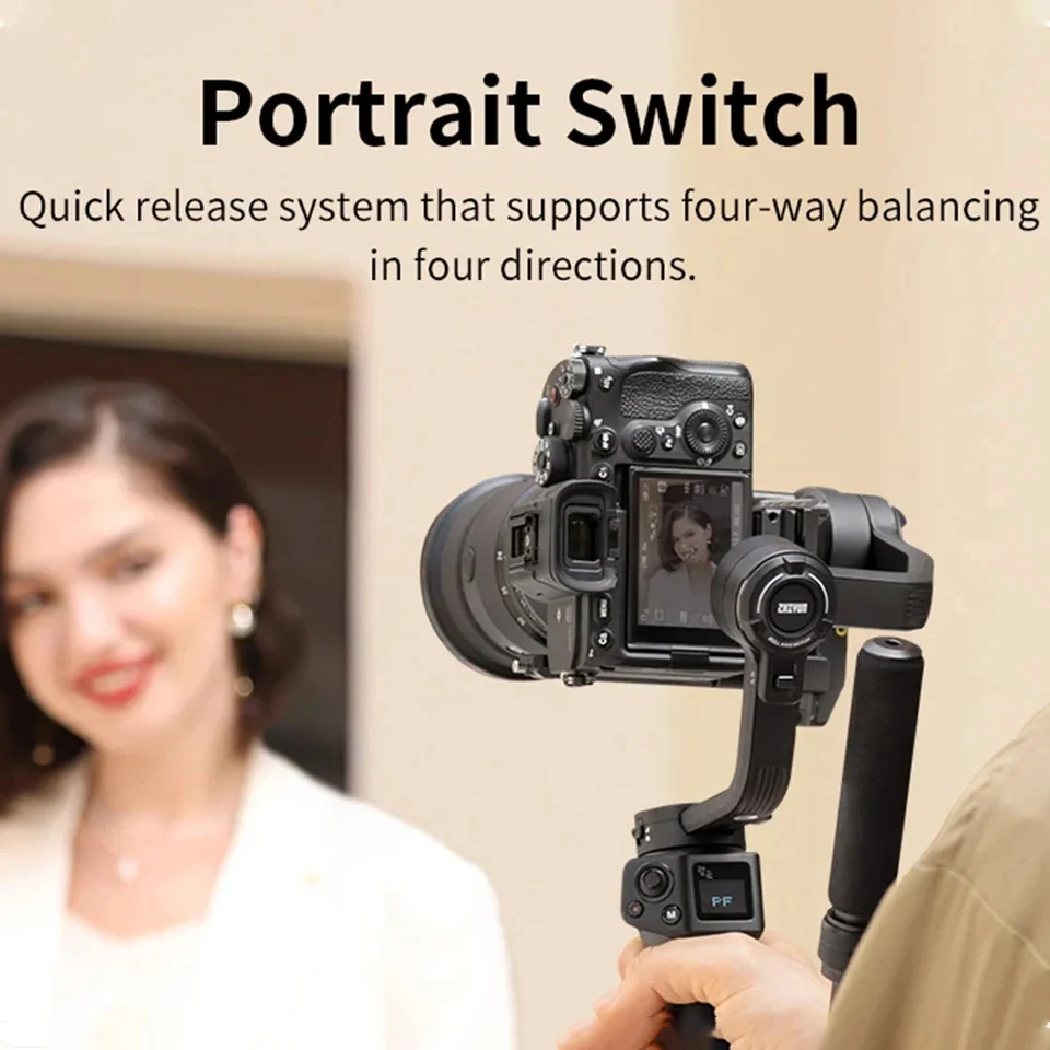 ZHIYUN WEEBILL 3S Handheld Gimbal Stabilizer Built-In Fill Light 11.5 Hour Runtime 0.96