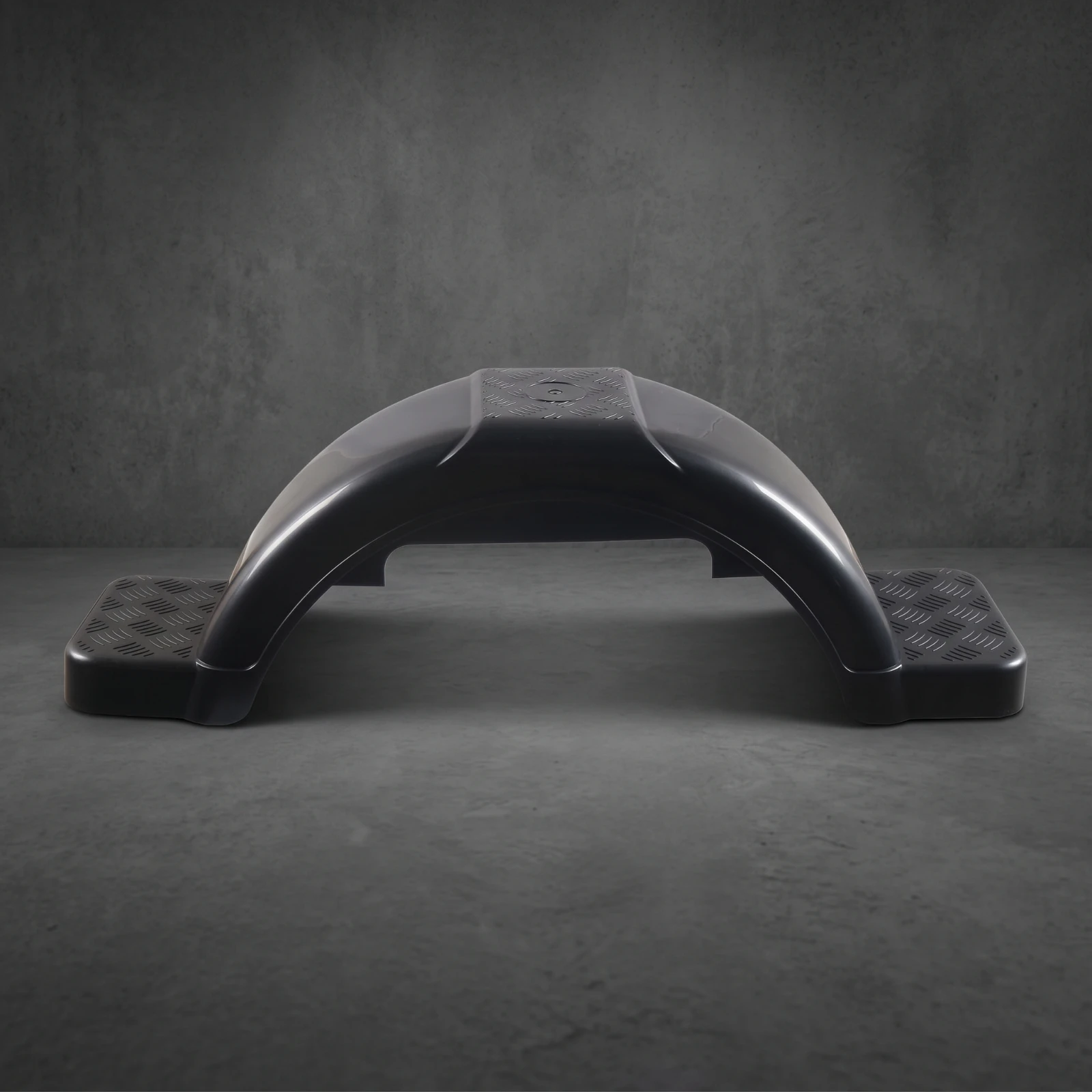 Plastic Trailer Mudguard 14-Inch Trailer Mudguard Mudguard with Flat Flange Textured Wheel Guard Crack Resistant