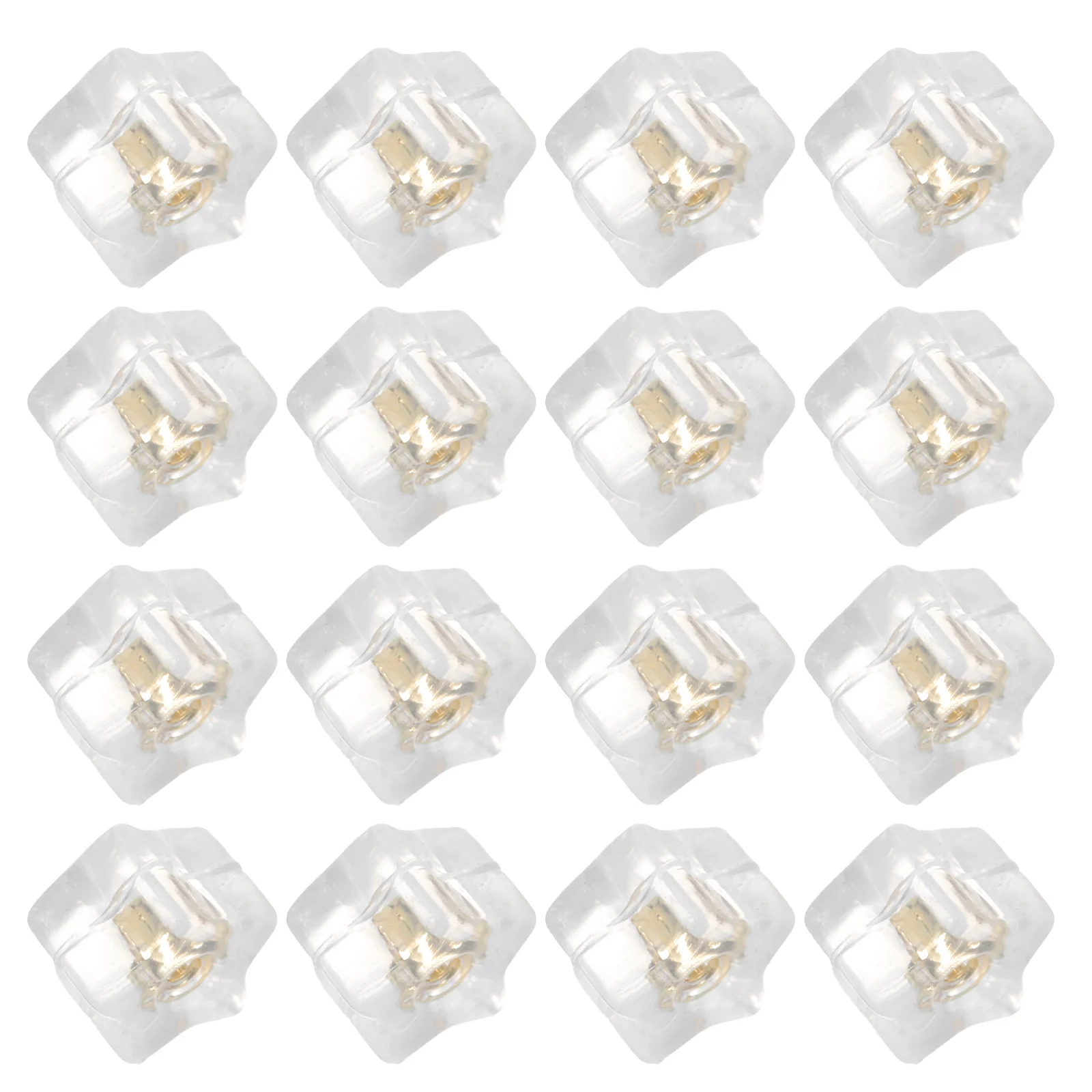 

16Pcs Silicone Earring Backs Star Design Comfortable Non-Slip Ear Stud Stoppers Safety Locking Backings for Women
