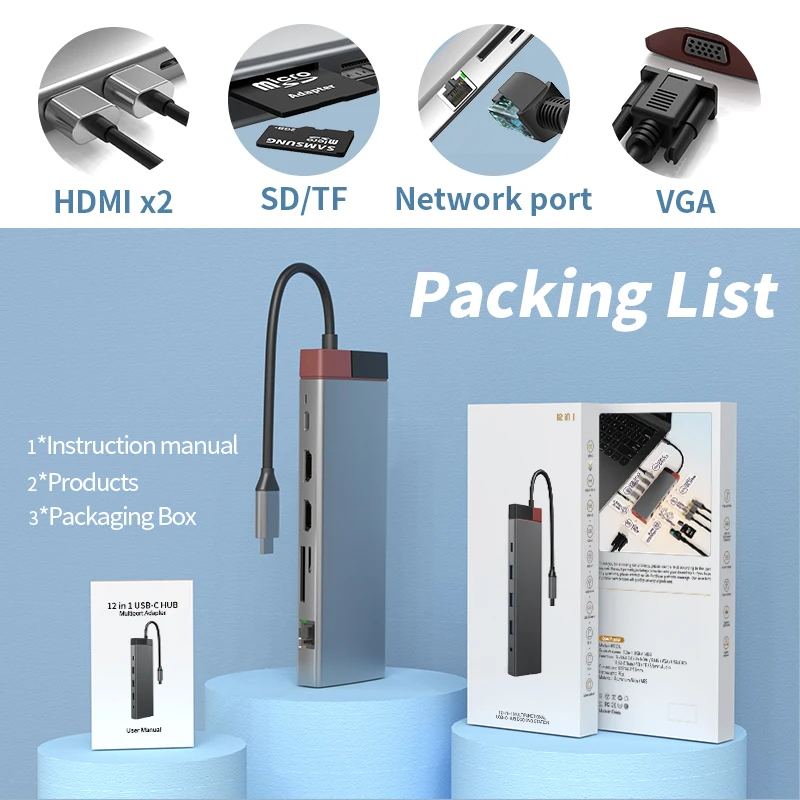 Usb C Hub Type C To… - image