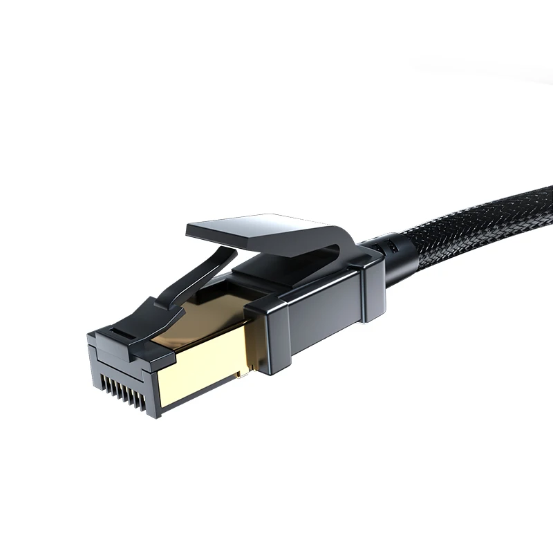 XikeStor 40G 1.5M/3M/5M/8M CAT 8 Ethernet Cable High Speed Stable Transmission Shielded Ethernet RJ45 Network Cable  Plug & Play