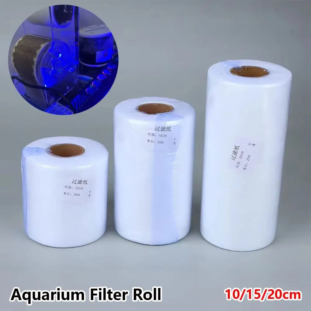 1Pcs New 10/15/20cm Filter Roll Replacement Original White Nylon Filter Sock Aquarium Filter Roll for Aquarium Filtration System
