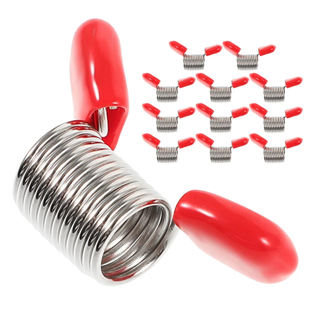 

12 Pcs Bracelets Thread Clamp Spring Bead Beads Stops for Fishing Clamps Jewelry Making Rack