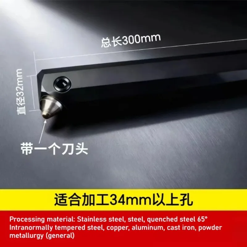 Dia2.5~40mm Diamond Inner Hole Mirror Rolling Polishing Knife CNC Lathe Extrusion Knife Mirror Cutting Tool 1PC