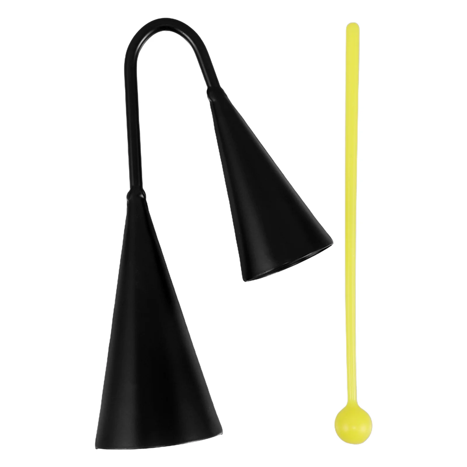 مجموعة أجراس Agogo التقليدية ذات اللونين للآلات الموسيقية الإيقاعية المحمولة جرس بكلتا الأذنين اللاتينية #2