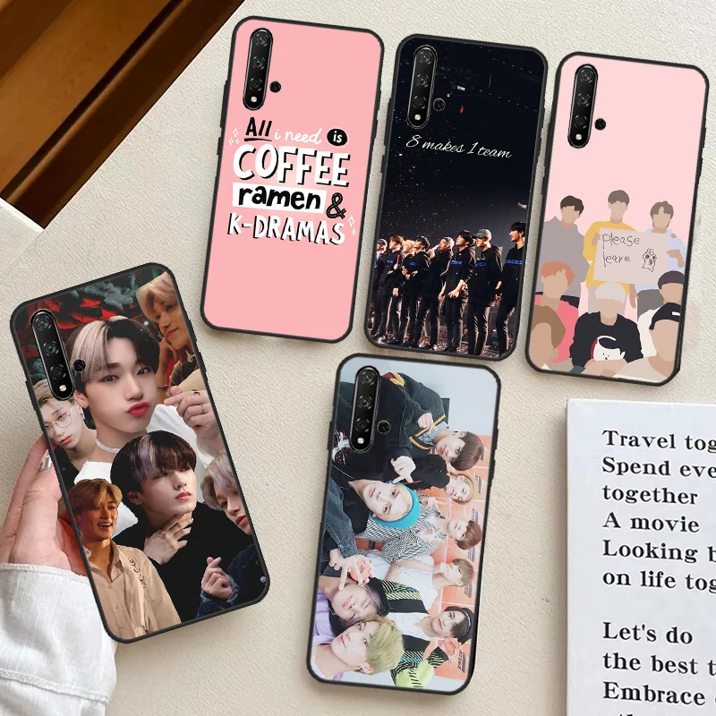 KPOP ATEEZ Fundas For Huawei Nova 5T 10 9 SE 11i 8i 3i Y90 Y91 Y70 Y60 Y61 P40 Lite P60 P30 Pro Case