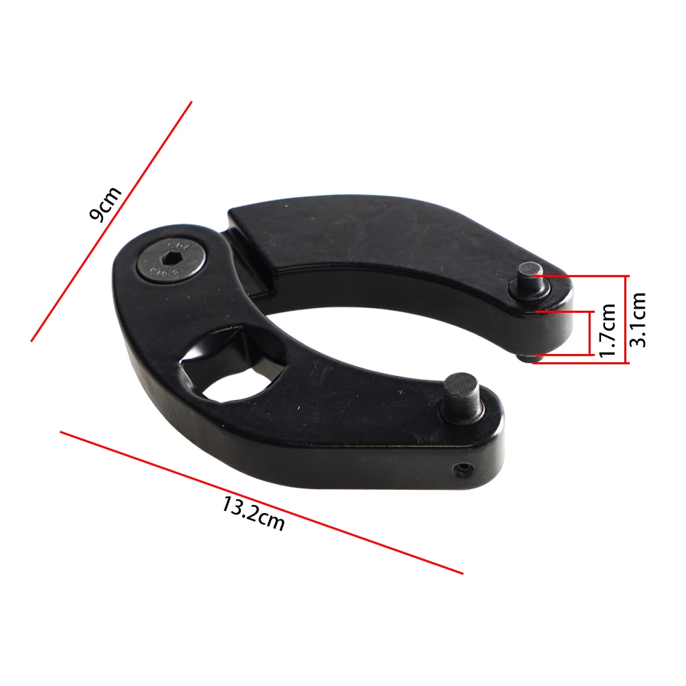 1266 Adjustable Gland Nut Wrench Large Pin Spanner Tools for Hydraulic Cylinders Nuts On Tractor Loaders Car Accessory Wrench