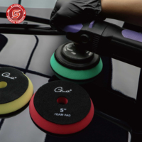 1 Pcs 5 Inch Sponge Buffing Pads Foam Polishing Pads Kit 6in Sanding Disc Wheels For Car Buffer Polisher Polishing Waxing