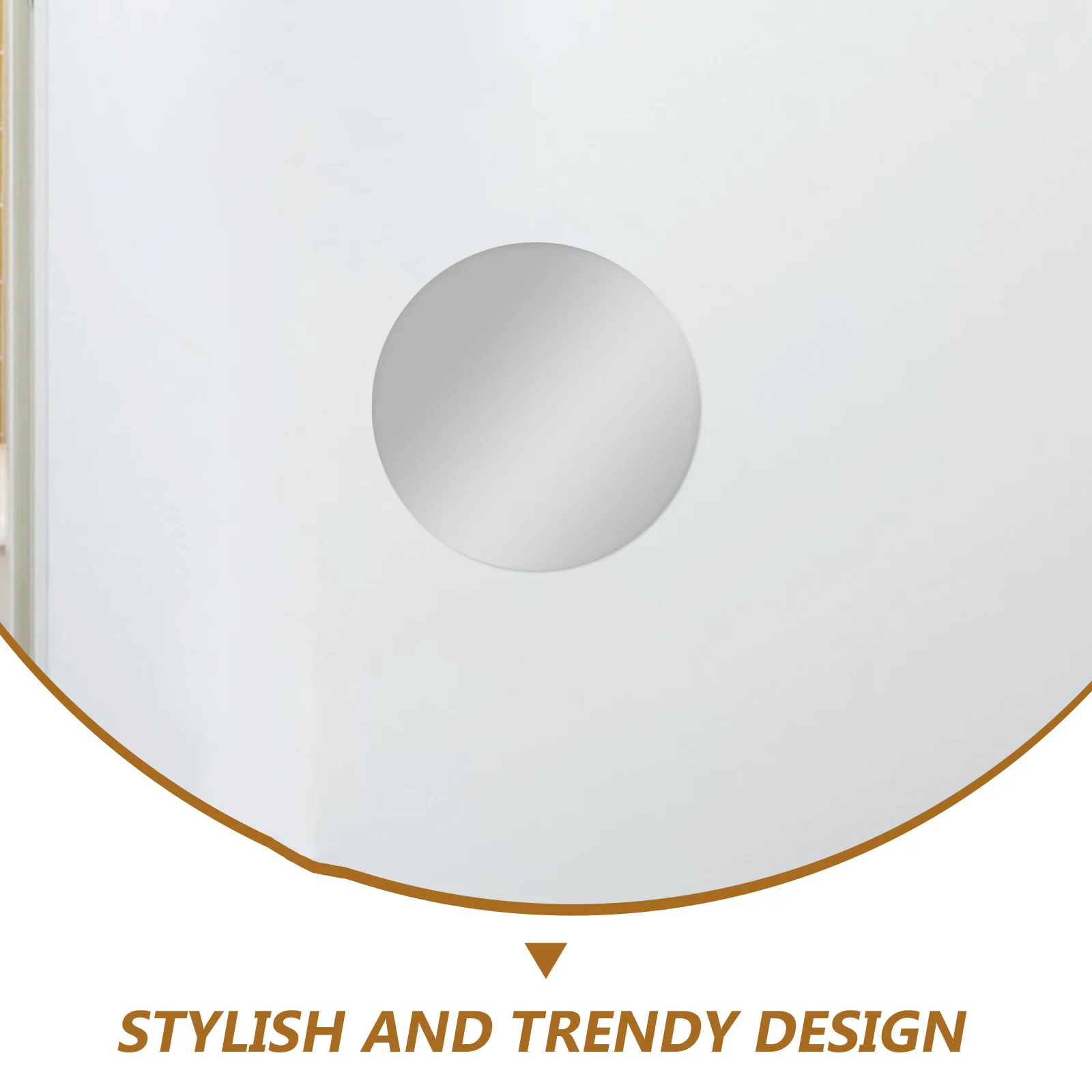 Kleine magnetische lockerspiegel voor schoolgymnastiek Acryl wandspiegel Decoratief opbergvak Reflecterend oppervlak