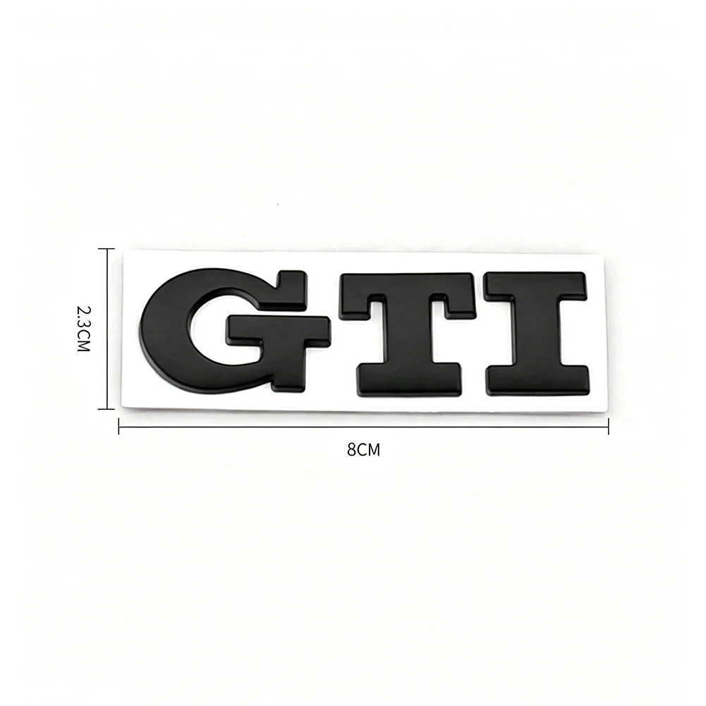 3D Metall Heckklappen-Emblem Abzeichen Aufkleber Auto-Sticker für VW Golf T-Roc Tiguan Polo Passat T-Cross Taigo ID.4 ID.7 MK7 MK8