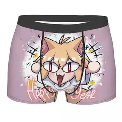 Happy New Year Man's Boxer Briefs Neco Arc Highly Breathable Underwear High Quality Print Shorts Birthday Gifts