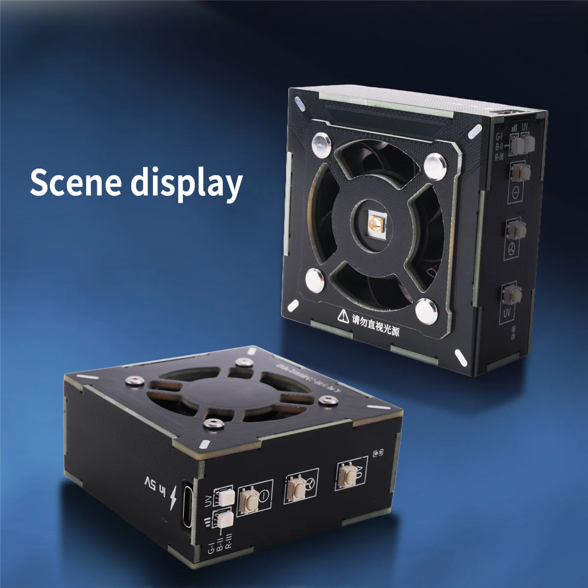 AA98 -IDEA Taichi Turbo-Cooling and Curing Fan Fast Heat Dissipation Smoke Exhaust UV Curing 2 in 1 Maintenance Fan Tools