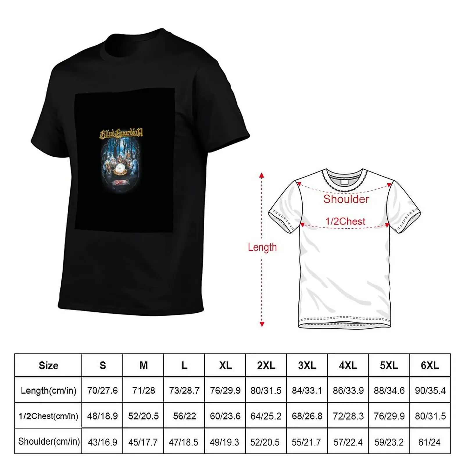 Blind Guardian Somewhere Far Beyond T-Shirt customs design your own summer top clothing for men