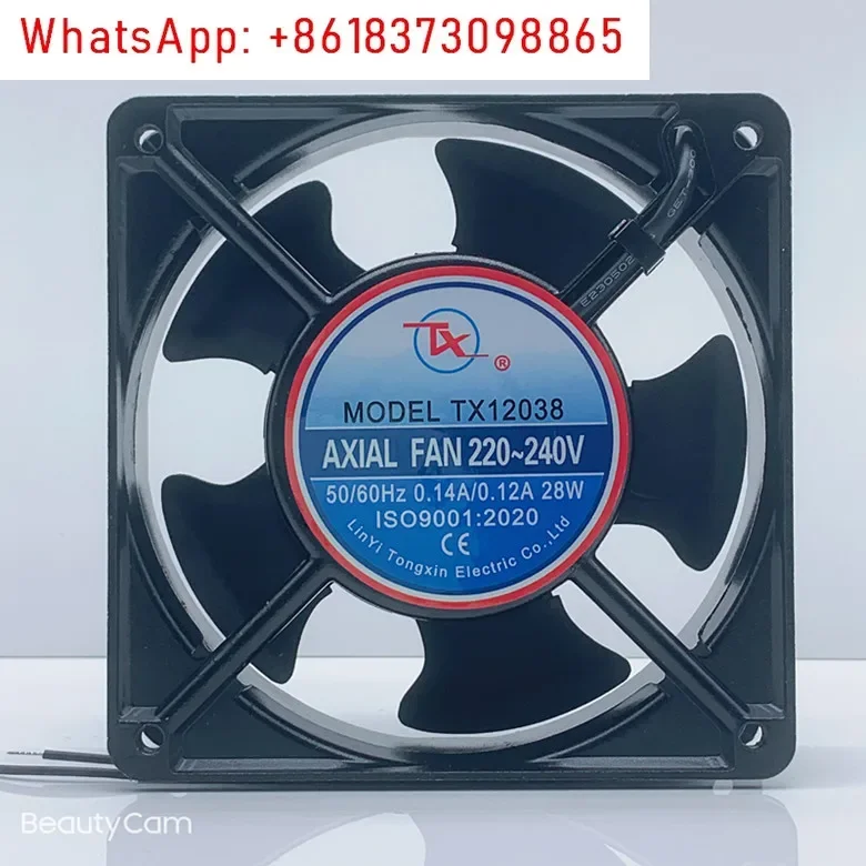 

5Pcs New original TX12038HB AXIL FAN 220V 380V aluminum machine fan, cooling fan