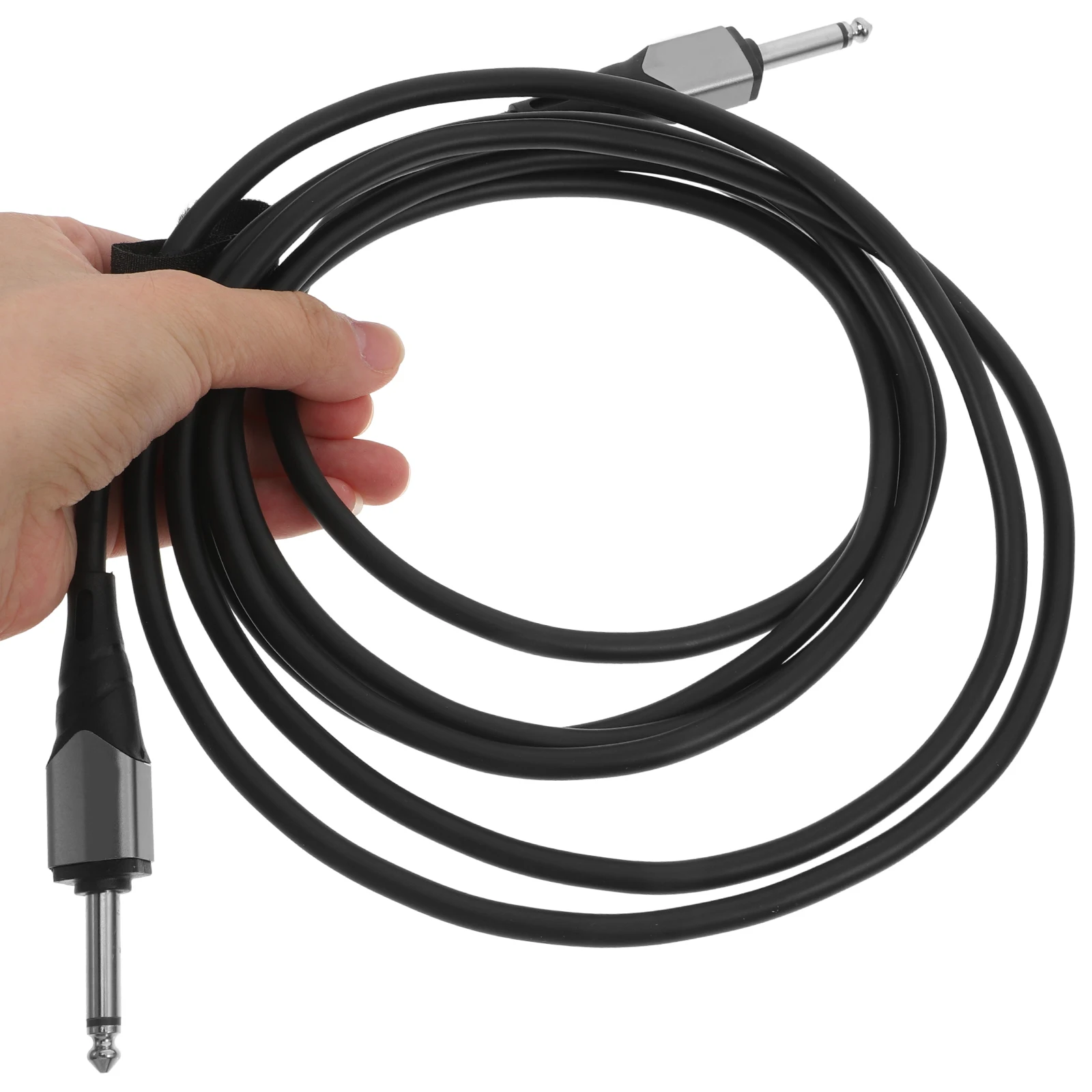 

3M Male to Male 6.35mm Guitar Cable Audio Wire with Core and Braided Shielding for Electric Bass Acoustic Instrument Pure