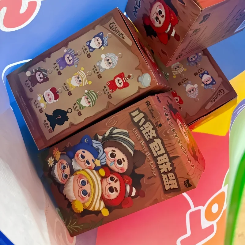 

Новая оригинальная маленькая погремушка Gismow, серия League, слепая коробка, милая виниловая подвеска, куклы, модный орнамент в упаковке, игрушка-сюрприз, подарки