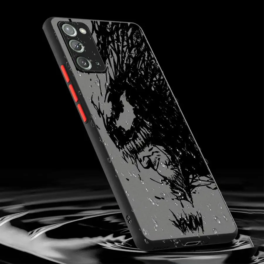 Marvel Venom Spidermans Telefoonhoesje voor Samsung Galaxy A16 5G A71 A51 A31 A70 A30 A05 A50 A06 Note 20 10 Plus 9 8 Matte Cover