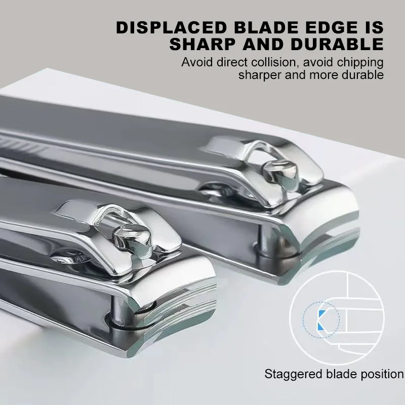KANIU Stainless Steel Nail Clippers Swing-Out Nail Cleaner File For Nail Beauty Tools For Hard Nails Wide And Durable Knives view 4