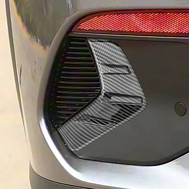 

Цвет углеродного волокна, задний противотуманный фонарь, декоративная панель для бровей, накладка для BYD Yuan PLUS 2022, внешние аксессуары для стайлинга автомобилей