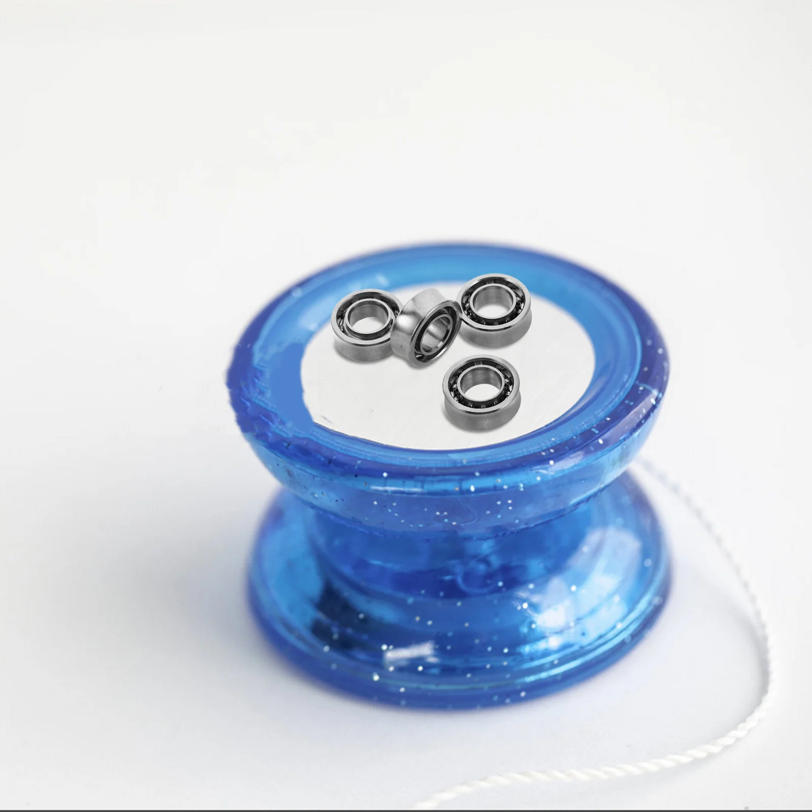 4 stuks Yoyo-kogellagers 10 kogels Hoge precisie U-vormig diepgroefstaal Miniatuur Voorgesmeerd Dubbel afgeschermd voor soepel