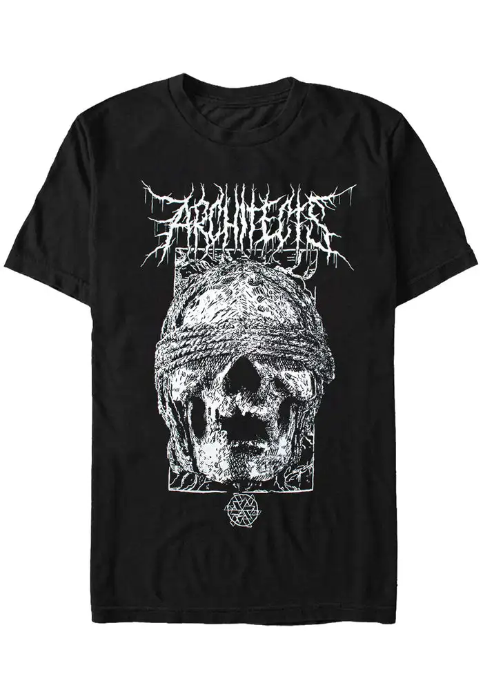 Architects - Blindfolded Skull - T-Shirt unisex cotton tee