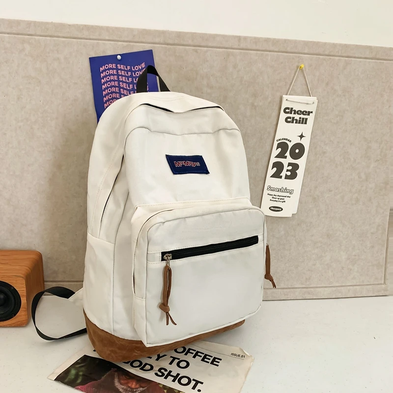 Mochila GRANDE de nailon impermeable para mujer, Bolsa Escolar para adolescentes, estudiantes, Mochila para ordenador portátil, Mochila de viaje