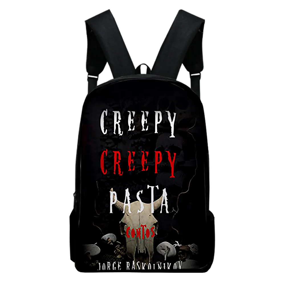 Creepypasta Merch Backpack School Bag Adult Kids Bags Unisex Backpack 2023 Casual Style Daypack