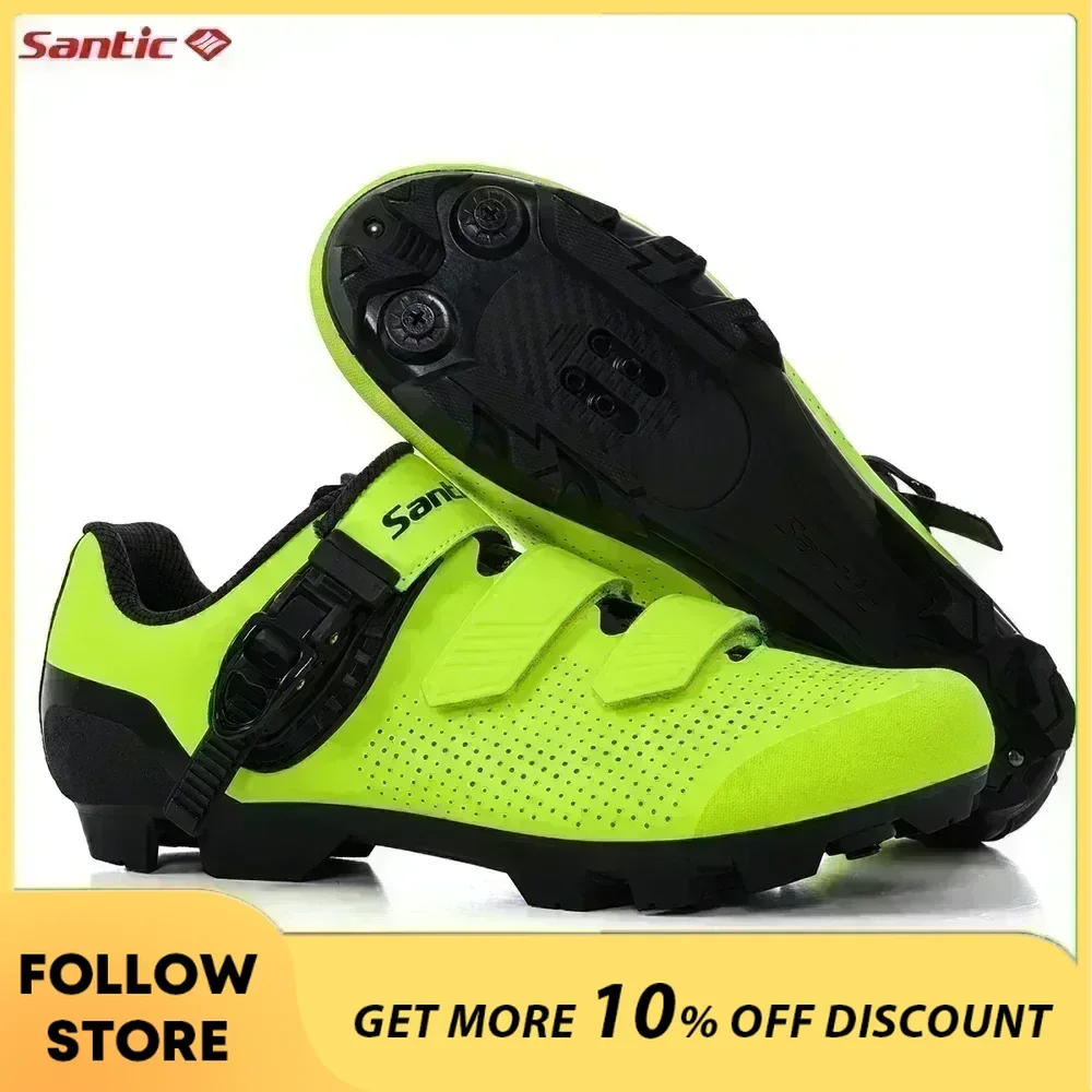 

Santic Cycling Mountain Lock Shoes Męskie SPD Mountain Bike Locking MTB Bike Akcesoria Oddychające buty samoblokujące Unisex