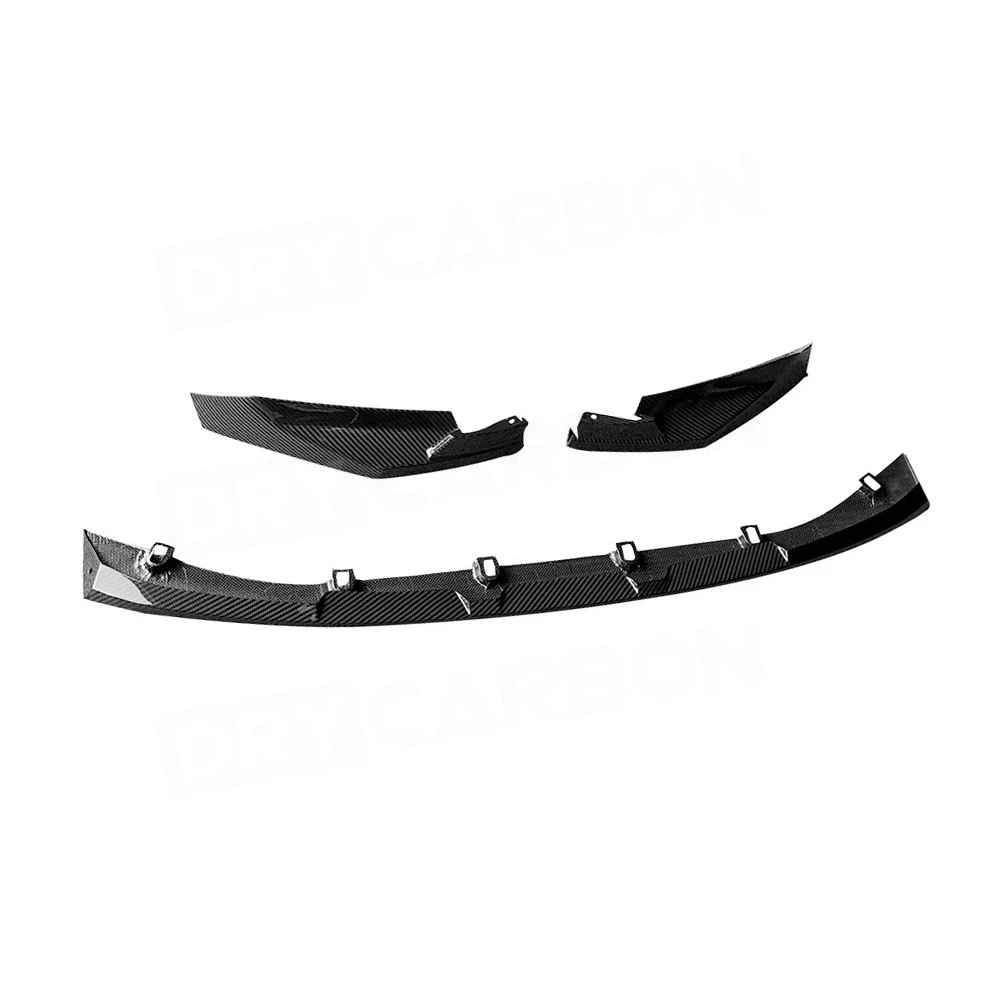 Kit bodi bibir Spoiler Bumper depan Model M, serat karbon kering untuk BMW G80 M3 G82 G83 M4 2021 + FRP