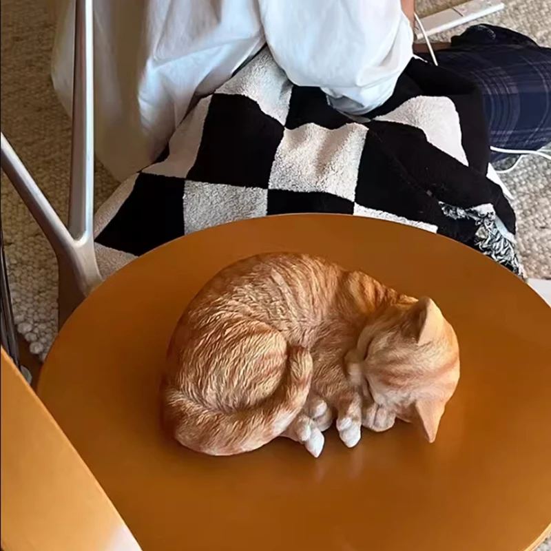 

Large Chinese Rural Cat Silicone Mold Realistic Animal Ornament Crystal Epoxy Molds Aromatherapy Candle Handmade Gift Home Decor