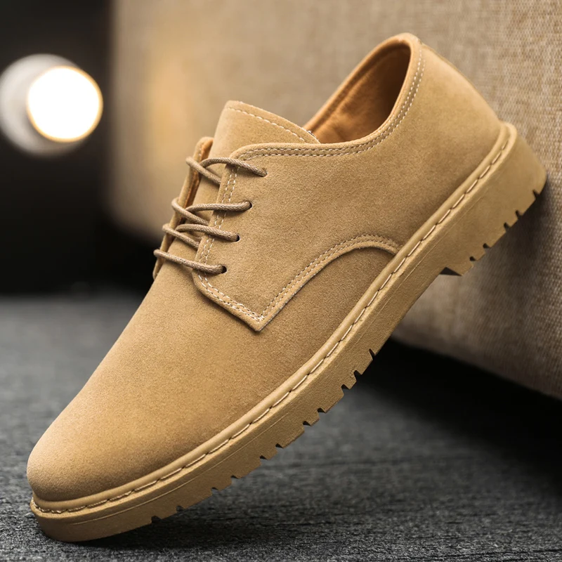 Luxury Brand Men's Black Leather Casual Shoes Fashion Lace-Up Platform Work Oxfords Wedding Formal Dress Shoes