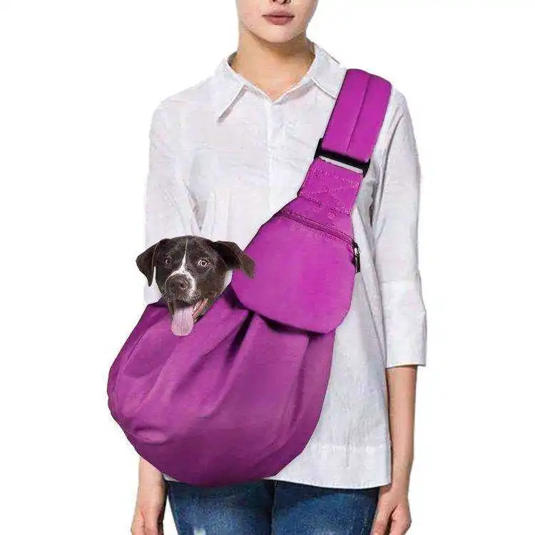 

Factory Wholesale Price Travel Portable Waterproof Zipper Closure Pet Dog Carrier Sling