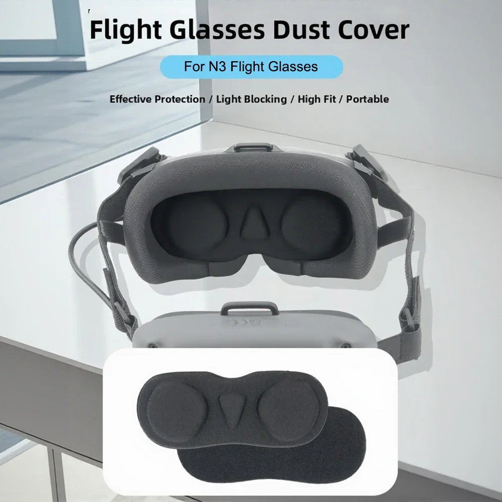 Dust Cover For DJI NEO2 For AVATA 2 Flight Glasses Dustproof Protector Flight Glasses Lens Protective Soft Cover Accessories
