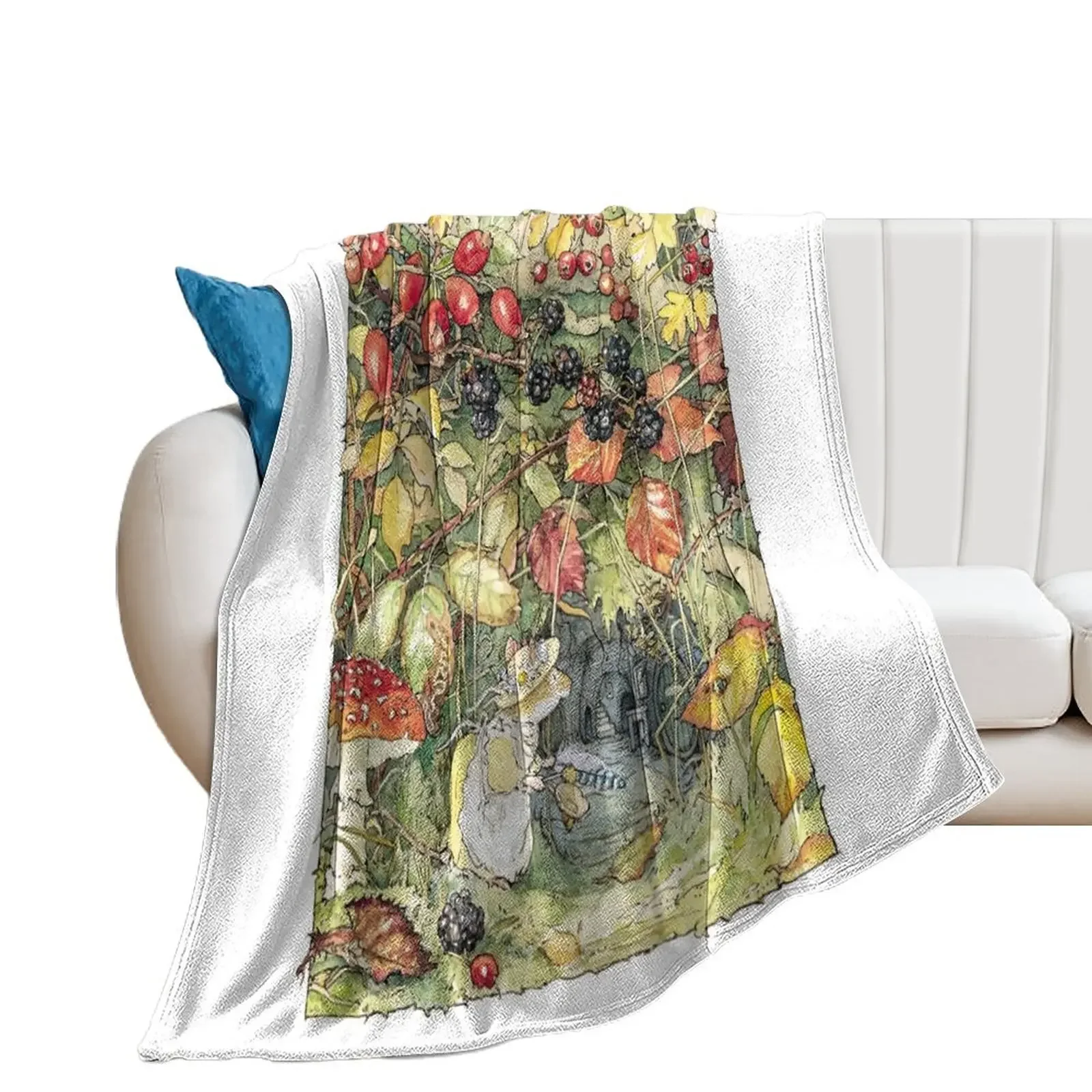 

Primrose at the entrance to the tunnels Throw Blanket Multi-Purpose Cute Moving Softest Blankets