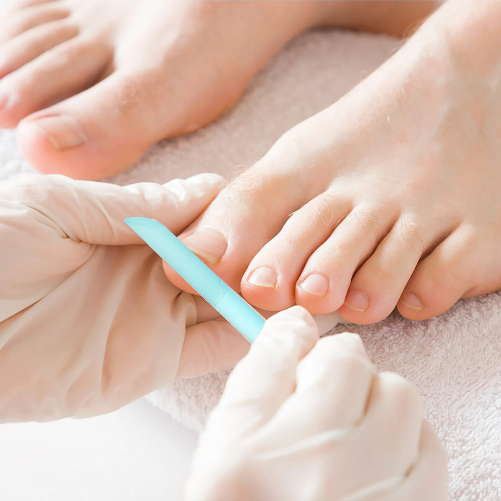 2 Stück schöne Nagelpolierfeile, kleine Größe, praktische Verwendung vor Nagellack oder Behandlungen, Geschenk, Glaspolierstreifen