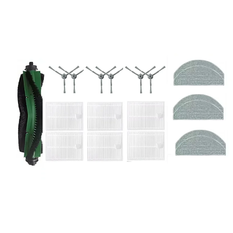 The New 19 Pcs For Conga 7490 Ultimate Home Genesis/Lubluelu L20 Sweeping Robot Accessories Cleaner Parts Replacement