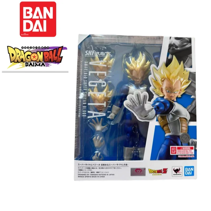 

100% Genuine Original Box In Stock Bandai S.h.figuarts Dragon Ball Original Vegeta Iv Anime Merchandise Model Figurine Ornaments