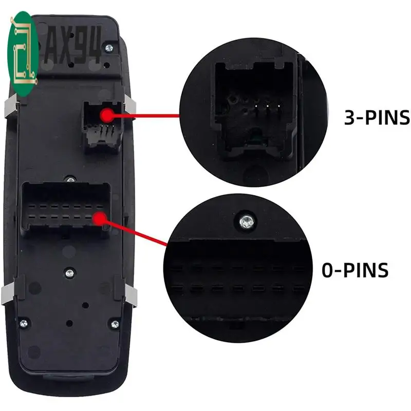 

AX94-Power Window Switch Glass Lifter Switch For Dodge Chrysler 2012-17 68116201AA