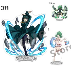 15CM Anime One punch hero Acrylic Stand Model Cosplay Charm Characters Ornament Accessories Goods Collection Gifts