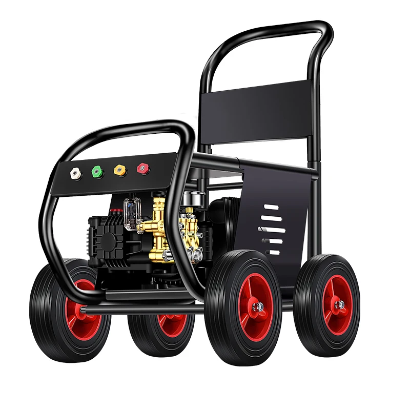 

High Pressure Washer Electric Powered 5500W Portable Pressure Cleaner Machine with 4 Nozzles for Car, Fence and Deck Cleaning