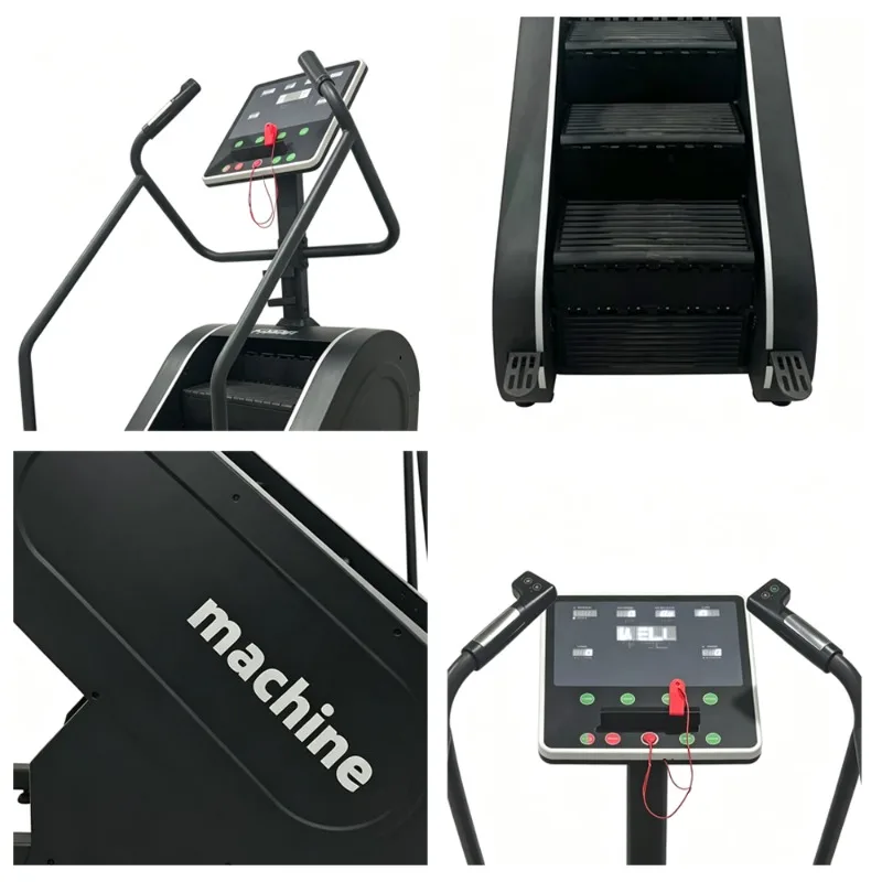 YTYIN Commercial Magnetic Stair Climber Gym Fitness Machine 0-15 Levels Adjustable Speed 15-164 Steps/Min Max Load 160kg Stair S