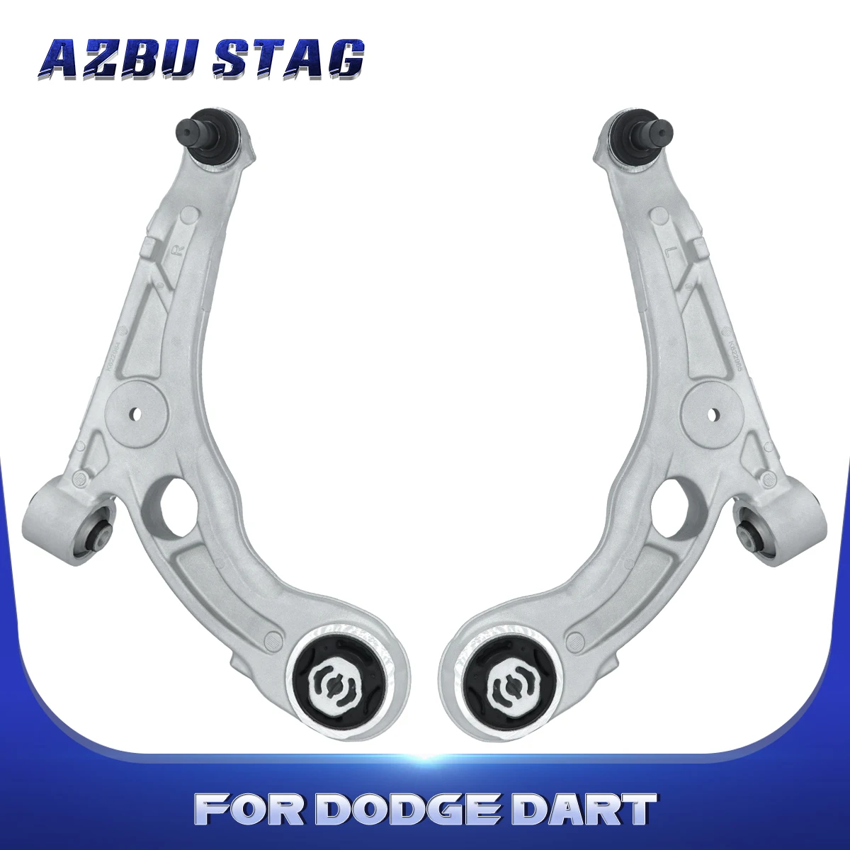 

AzbuStag 2Pcs Front Lower Left Right Control Arm Suspension Kit for Dodge Dart Chrysler 200 2013 2014 2015 2016 2017