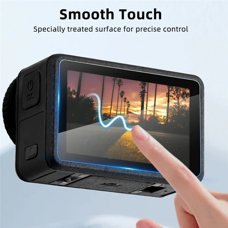 BAAY For DJI Osmo Action5pro Lens And Screen Anti-Reflection AR Film With Support Bracket Accessories