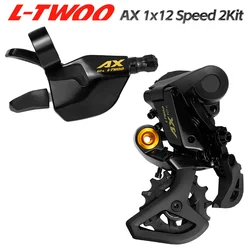 LTWOO AX12 1x12 Speed Trigger Shifter,12s Shifter Lever+Rear Derailleur, Compatible with M9100 / M8100 / M7100 / EAGLE