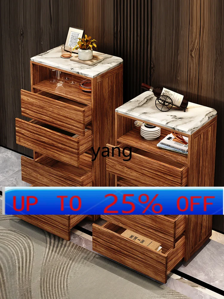 lmm  Modern Minimalist Ugyen Wood Five Chest of Six Drawers Solid Wood Storage New Chinese Bedroom Chest of Drawers