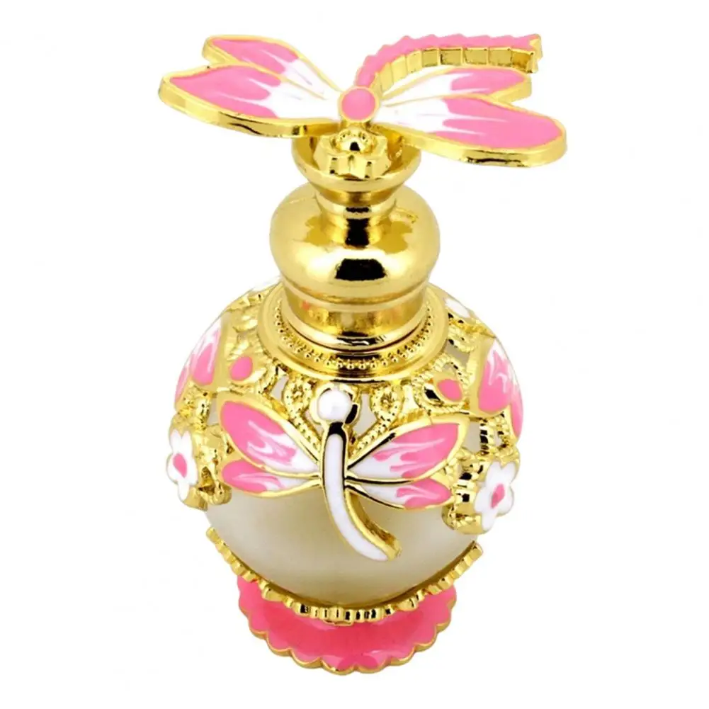 

Perfume Empty Bottle Durable Butterfly/Dragonfly Pattern Stable Base Dubai Arabian Style Perfume Bottle Travel Supply