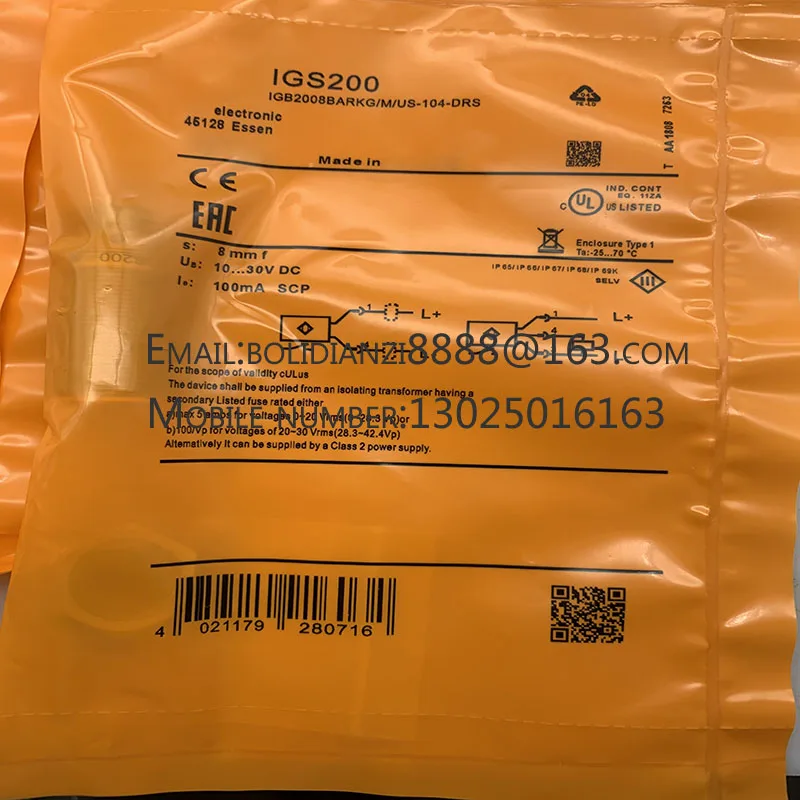 

The brand-new original sensor IGS200 IGS202 IGS203 IGS204 IGS205 IGS212 IGS213 warranty for one year in stock